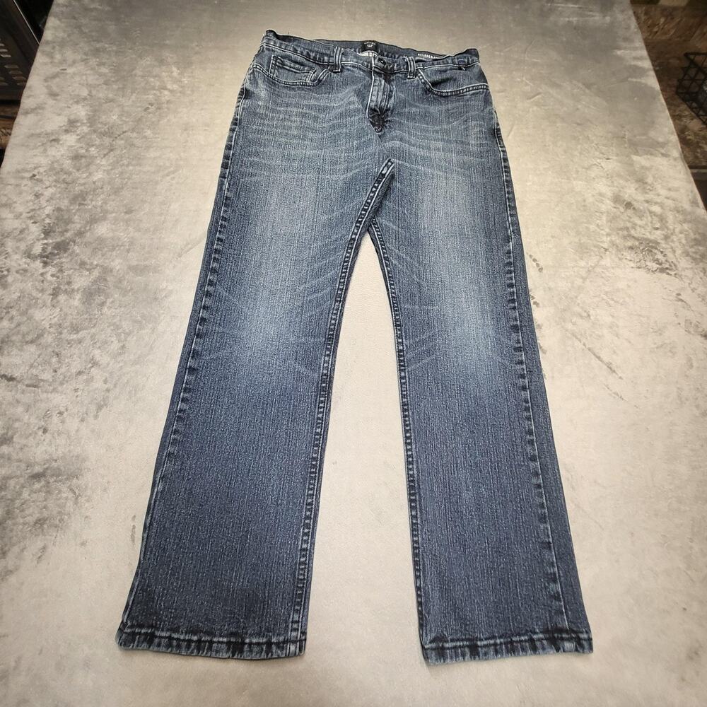 Nautica Jeans Mens 33x30 Blue Straight Relaxed Fit Medium Wash Stretch